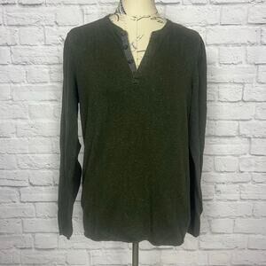 Rye by Hawker Rye Green Women Long Sleeve T-Shirt Size Medium